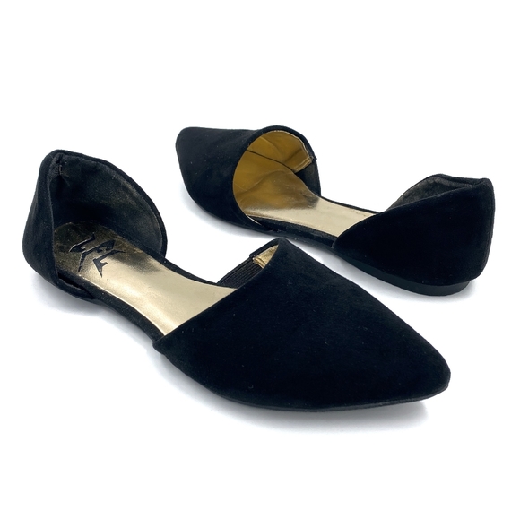 Nordstrom Shoes - NORDSTROM LFL Hippie Black D'Orsay Flats Sz 6.5